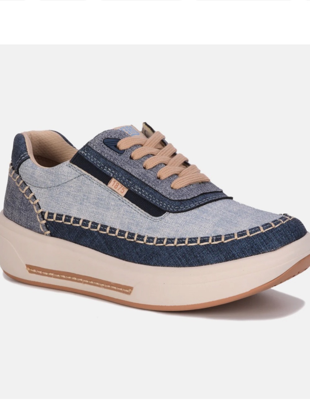 NEW DREW Julep casual shoes comfort orthotic size 9 walking sneakers denim - Picture 12 of 12